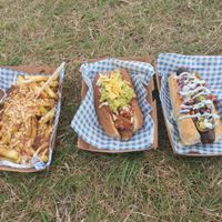 Best food of the vegan camp out! at Vausages in Lichfield