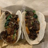 The tacos blew my mind 🤯 SO GOOD!  at Sharky's Woodfired Mexican Grill in Las Vegas