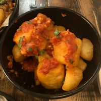 Patatas bravas  at Bar Iberico in Nottingham