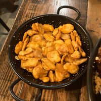 Broad beans at Bar Iberico in Nottingham