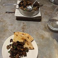 Woodfired mushrooms at Bar Iberico in Nottingham