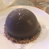 Vegan caramel bombe at Bar Iberico in Nottingham