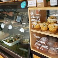 Fresh & varied cabinet savoury & sweet options at Tom Thumb in Paraparaumu Beach