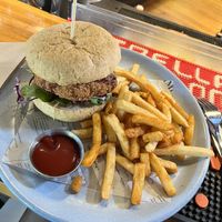 Burger looks great  at Ministry of Works Bar & Eatery in Twizel
