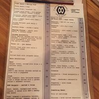 Menu at Ministry of Works Bar & Eatery in Twizel