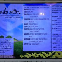 Vegan-menyn at Nya Köket in Piteaa