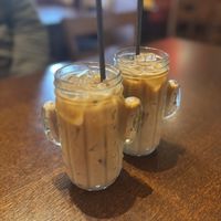May ‘26 | oat latte  at Honey Cafe in Brecon