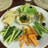 The vegan veg platter at NUGA Rosmead in Colombo
