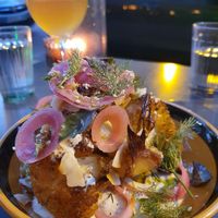 Amazing roasted cauliflower at Hambrë  in Ibiza