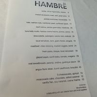 Kale salad small and too salty  at Hambrë  in Ibiza