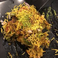 Samosa chaat at Mr Naan & Mrs Idly in Kuala Lumpur