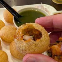 Pani Puri (fun to play with your food!) at Mr Naan & Mrs Idly in Kuala Lumpur