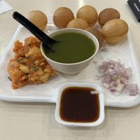 Pani puri  at Mr Naan & Mrs Idly in Kuala Lumpur
