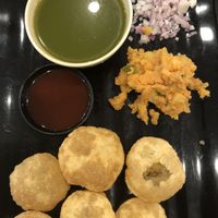 Pani puri  at Mr Naan & Mrs Idly in Kuala Lumpur
