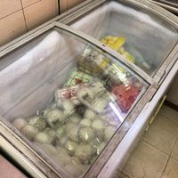 Sale of frozen food at V Fortune Land Vegetarian Cafe in Kuala Lumpur