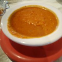 Mucho Macho sauce-really spicy at Cazuelas Grill in Columbus