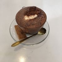 Egg cocoa was tasty but was more like cocoa with whipped cream topping  at Avos & Mango in Hoi An