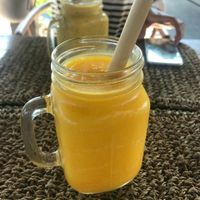 Mango lemonade at Ithaka in Canggu