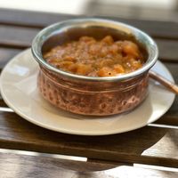 Business lunch : 3) Kaddu Masala - pumpkin in a gravy  at Wok n Kurry in Riga