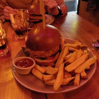 Avocado burger at Plein 4 in Eindhoven