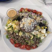 Plant based patty salad  at Ohkajhu Organic Restaurant in Bangkok