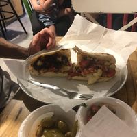 vegan sandwich at Omer's in Eilat