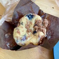 Vegan blueberry muffin  at Sugar & Twine in Richmond
