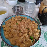 Gnocchi and Immune Boost Tea at Rubik's Superfood & Coffee in Patras