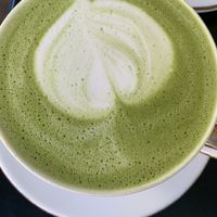 Matcha Latte at STOR in Warsaw