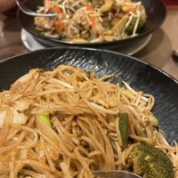 Pad Thai and Dan Dan noodles  at Indochine Cuisine in Parker