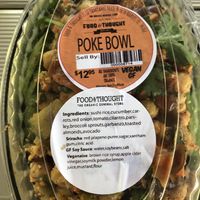 Vegan Poke Bowl (ingredients) at Food and Thought in Naples