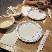 The table...  at Thai East Wind in Santa Monica