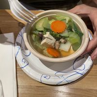 Tofu “noodle” soup, $13  at Thai East Wind in Santa Monica