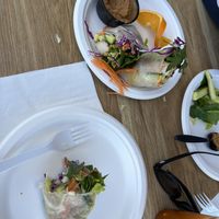 Fresh wraps   at Thai East Wind in Santa Monica