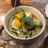 Green curry. Really good! at Thai East Wind in Santa Monica