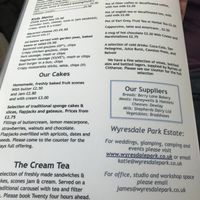 Veggie afternoon tea definitely available maybe now vegan also 🍰 at Apple Store Cafe in Scorton