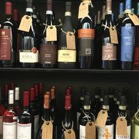 Tasty local wine  at NaturalMente in Varenna