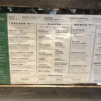 Menu at Boulder, CO  at Flower Child in Boulder