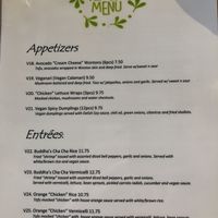 fully vegan menu at Delish in Temecula