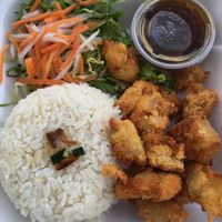 orange “chicken” rice
         $10.75 at Delish in Temecula