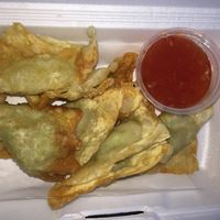 avocado “cream cheese“ wonton 
                    $7.50
 at Delish in Temecula