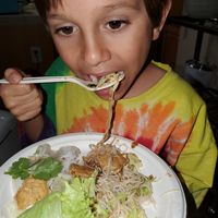 vegan vermicelli...wow, that dressing! at Al Pho in Santa Maria