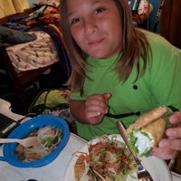 Spring roll at Al Pho in Santa Maria