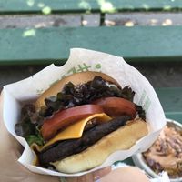 American burger at Next Level Burger - Potrero Hill in San Francisco