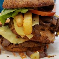 Beyond Animal burger at Next Level Burger - Potrero Hill in San Francisco