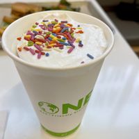 Medium birthday cake   at Next Level Burger - Potrero Hill in San Francisco