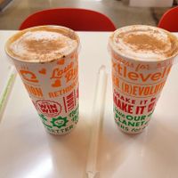 Pumpkin Pie Shakes topped with Graham cracker pie crust at Next Level Burger - Potrero Hill in San Francisco