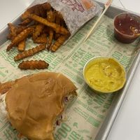 Digging In - Close-Up while Listening to Doble P 😛🎶  at Next Level Burger - Potrero Hill in San Francisco