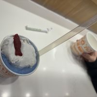 Limited time Organic Ocean Blue Banana Shake  at Next Level Burger - Potrero Hill in San Francisco