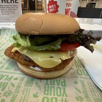 Small but tasty burger.  at Next Level Burger - Potrero Hill in San Francisco